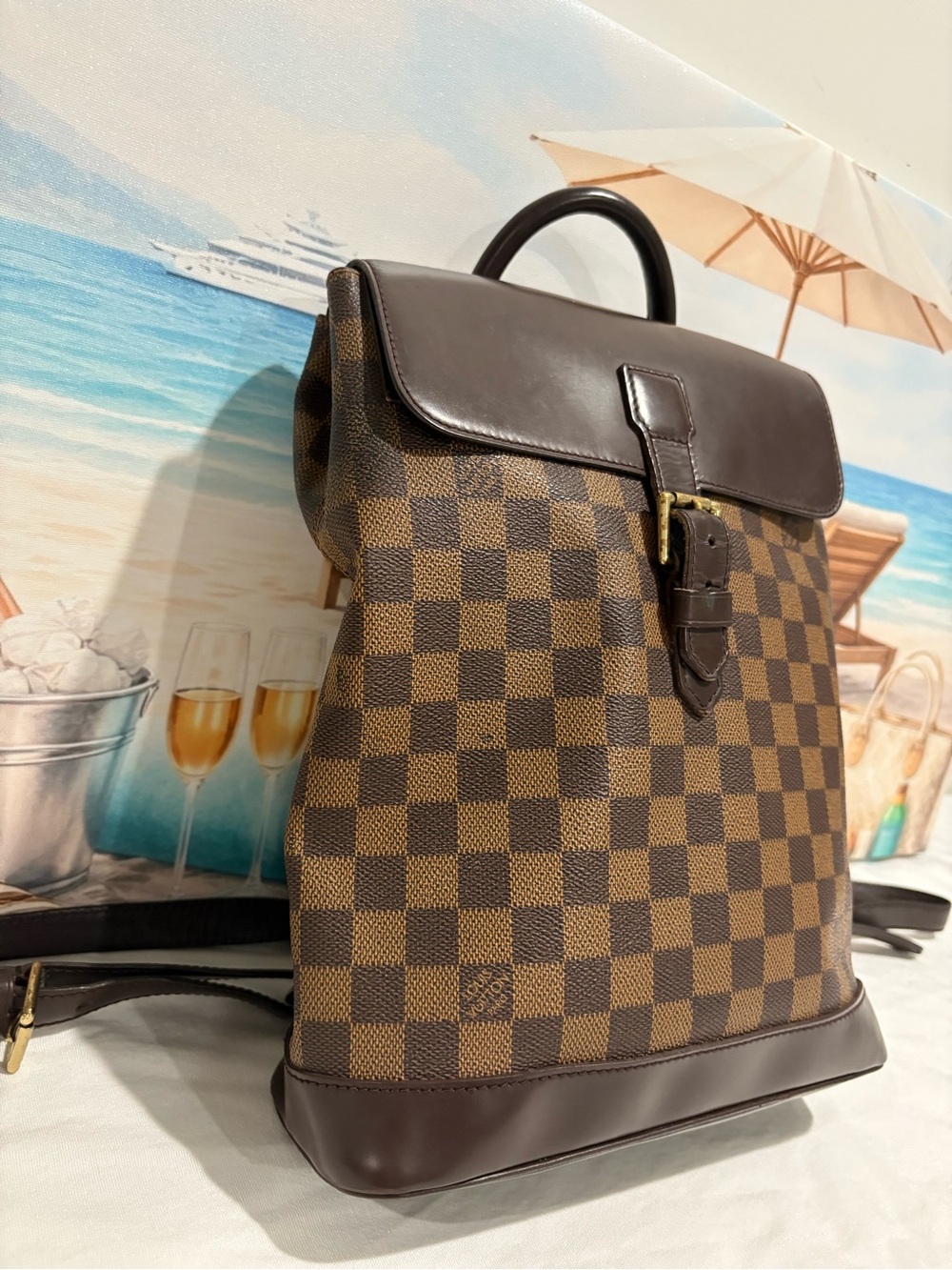 Authentic Louis Vuitton Soho Backpack w/ certificate - Picture 4 of 16